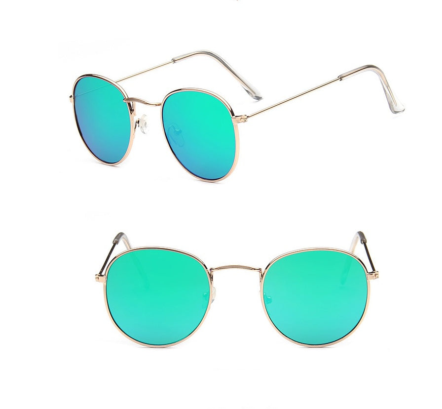 Metal Frame Sunglasses UV400 Protection Classic Retro Style