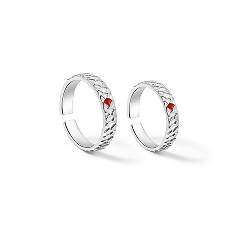 Adjustable Zodiac Couple Rings Copper Matching Jewelry