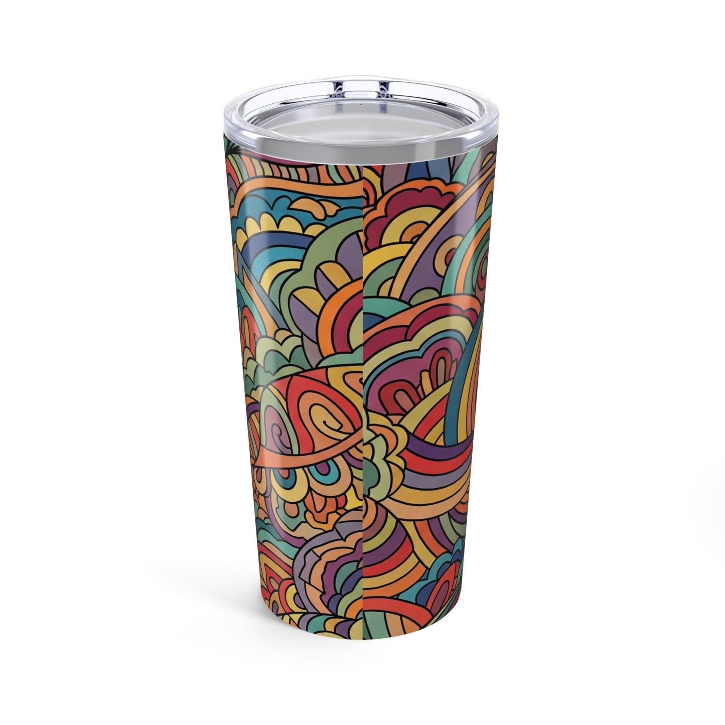 20oz Double Wall Vacuum Insulated Stainless Steel Tumbler With Lid Leak Proof Hot Cold Travel Mug BPA Free Printed