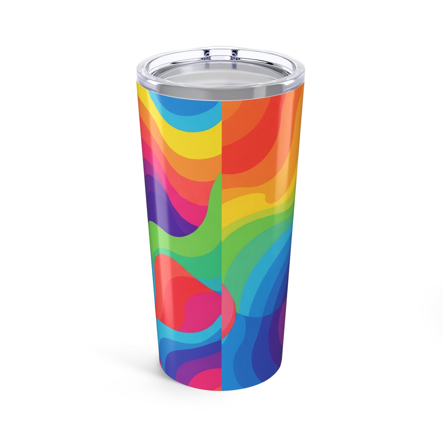 20oz Stainless Steel Printed Tumbler With Double Wall Vacuum Insulation Spill Resistant Travel Mug Dishwasher Safe