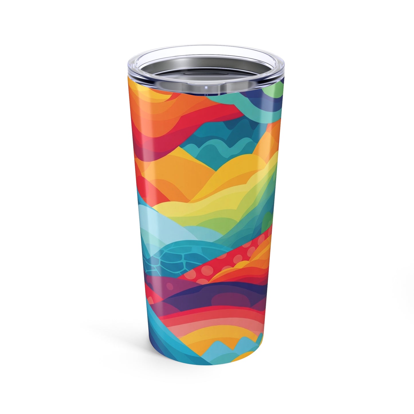 20oz Stainless Steel Printed Tumbler With Double Wall Vacuum Insulation Spill Resistant BPA Free Thermal Drink