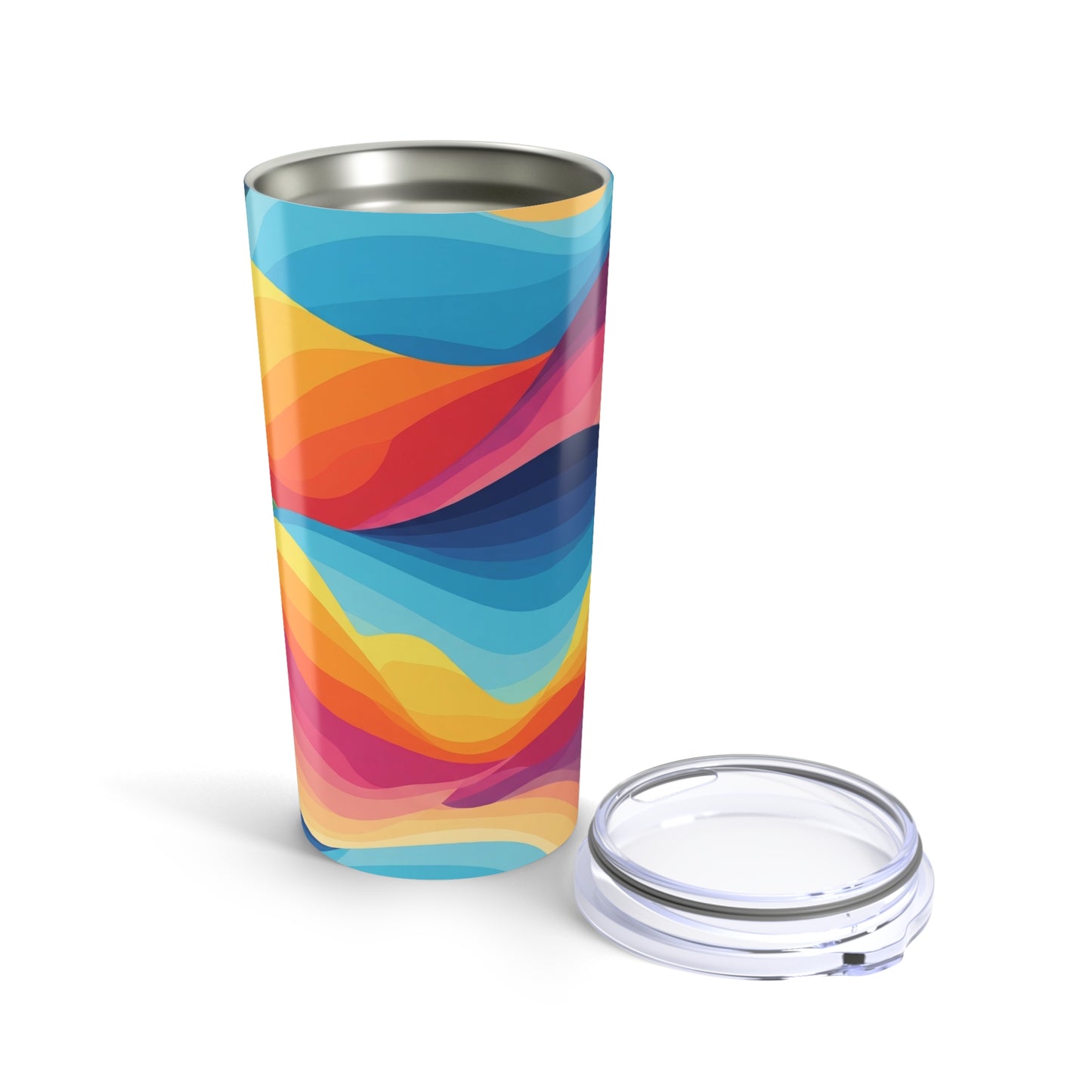20 Ounce Stainless Steel Tumbler With Vacuum Insulation Leak Proof Lid Keeps Beverages Hot Or Cold For Hours