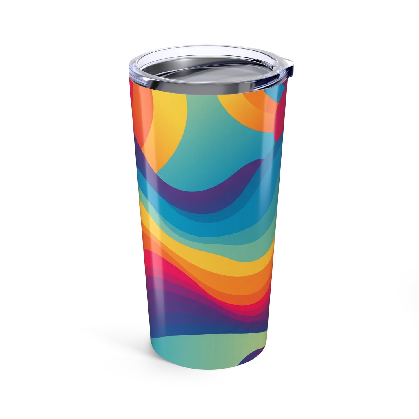 20 Ounce Stainless Steel Tumbler With Double Wall Vacuum Insulation Spill Resistant Printed Cup For Hot Or Cold