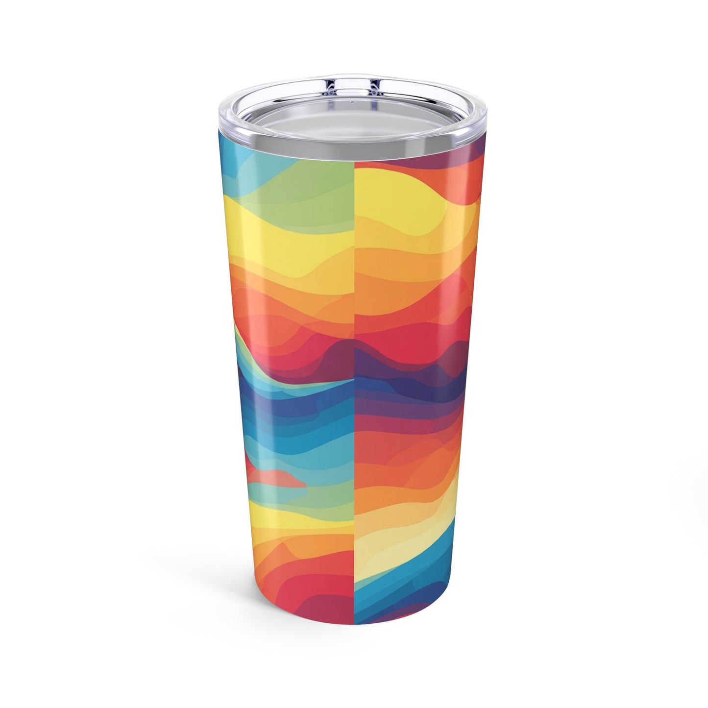 20oz Stainless Steel Tumbler Printed Design Double Wall Vacuum Insulated Travel Mug Durable Leak Proof Hot Or Cold