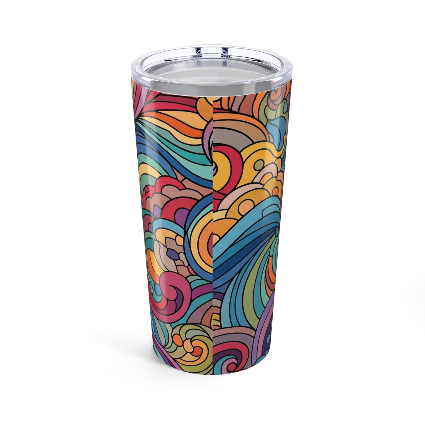 20oz Stainless Steel Tumbler With Double Wall Vacuum Insulation Leak Proof Build And Printed Artwork For Everyday