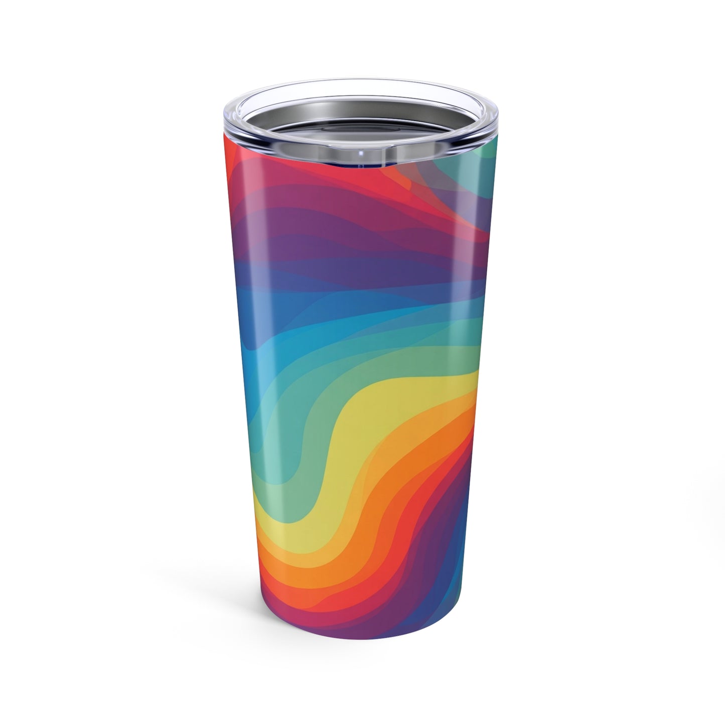 20oz Stainless Steel Printed Tumbler With Double Wall Vacuum Insulation Leak Proof Travel Mug With Lid BPA Free