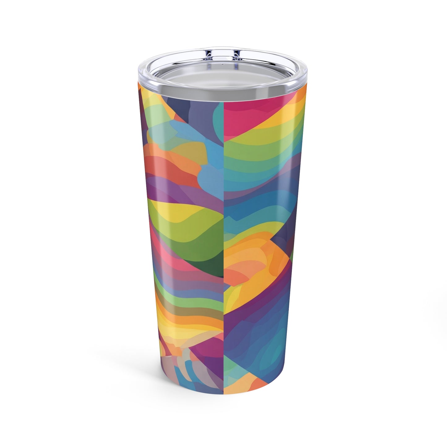 20oz Stainless Steel Tumbler With Double Wall Vacuum Insulation Spill Resistant Thermal Printed Travel Mug For