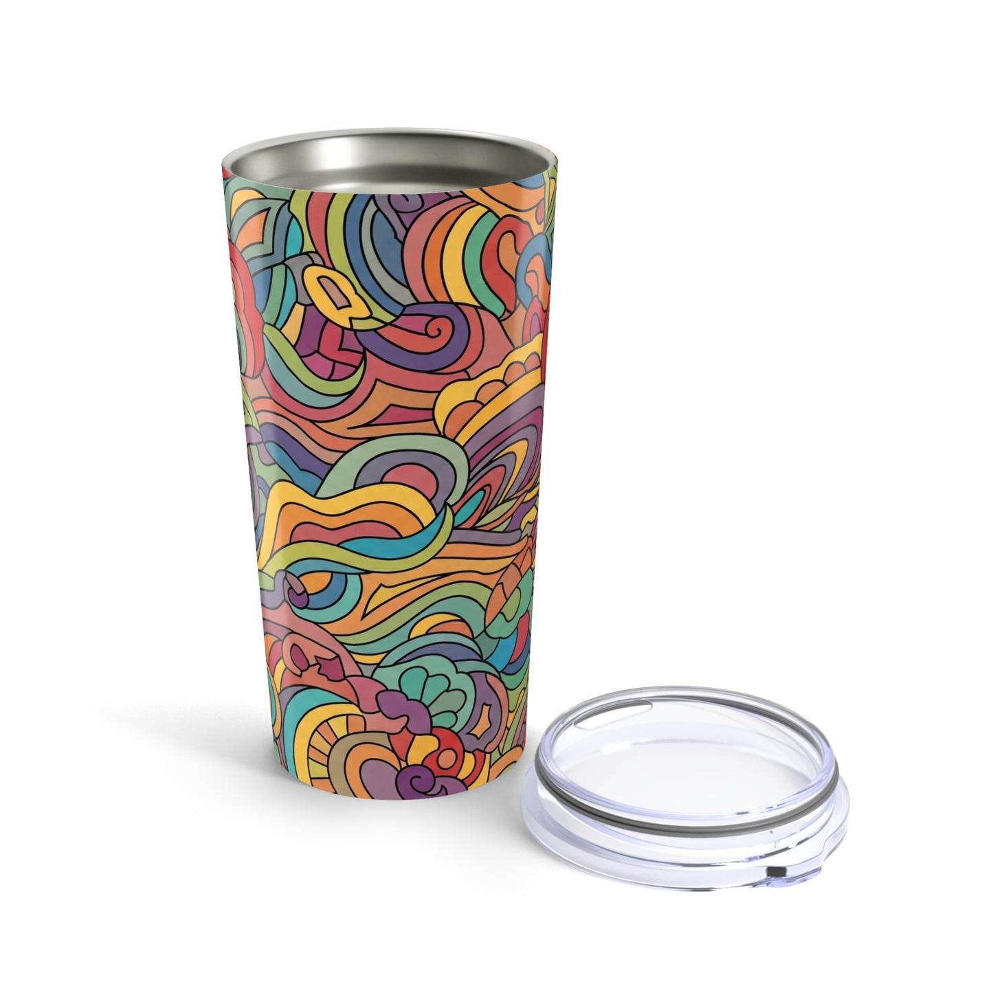 20oz Stainless Steel Tumbler With Double Wall Vacuum Insulation Spill Resistant Travel Cup For Hot Or Cold