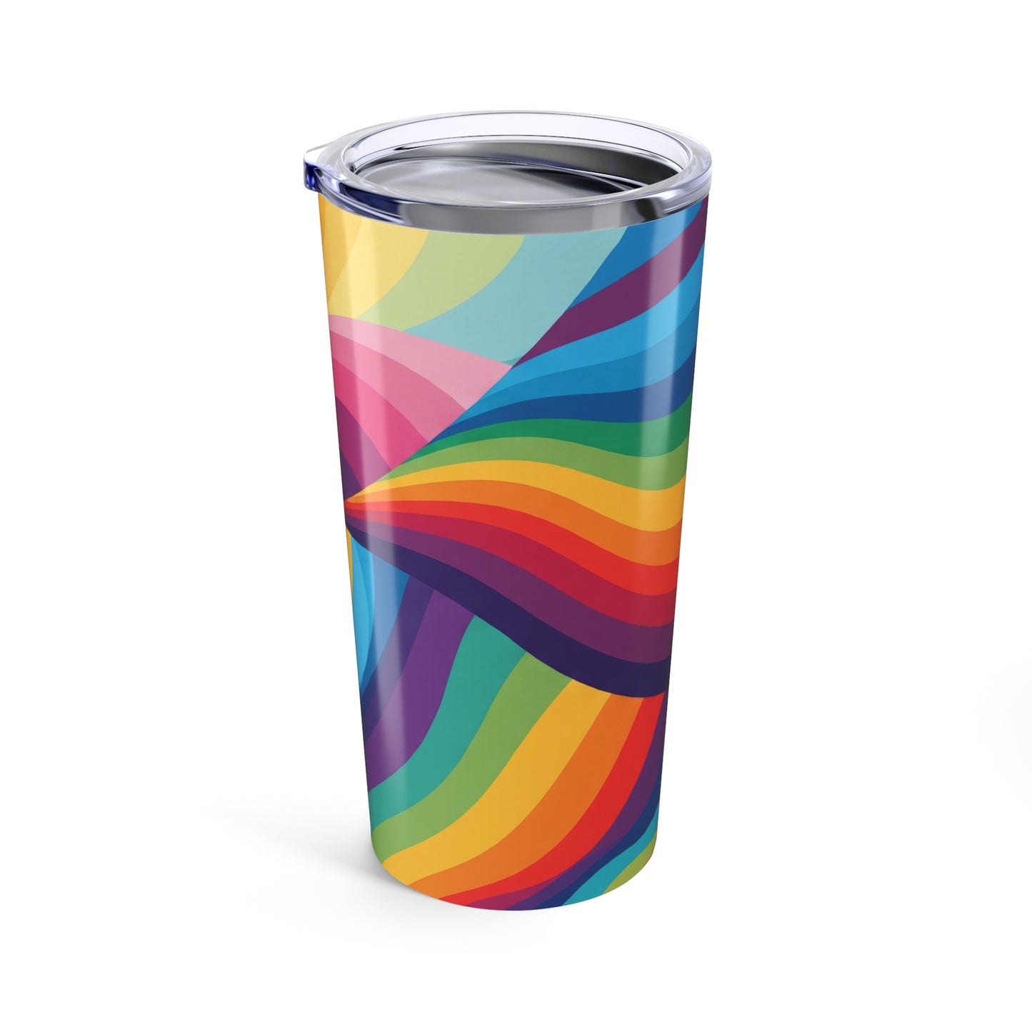 20 Oz Metal Travel Mug With Double Wall Insulation Spill Proof Printed Pattern For Hot Cold Beverages Dishwasher