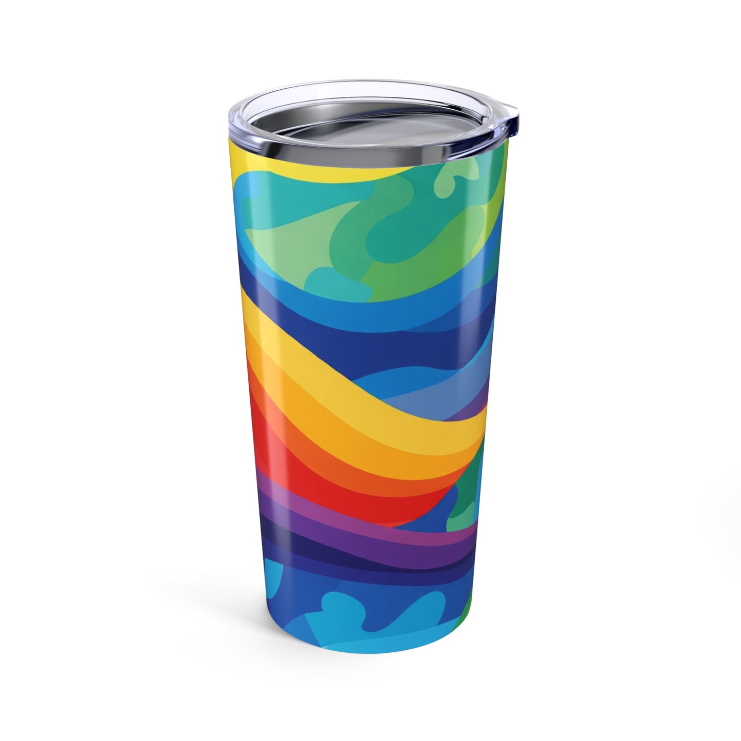 20oz Stainless Steel Travel Mug With Vibrant Printed Design Double Wall Vacuum Insulation Spill Proof Dishwasher