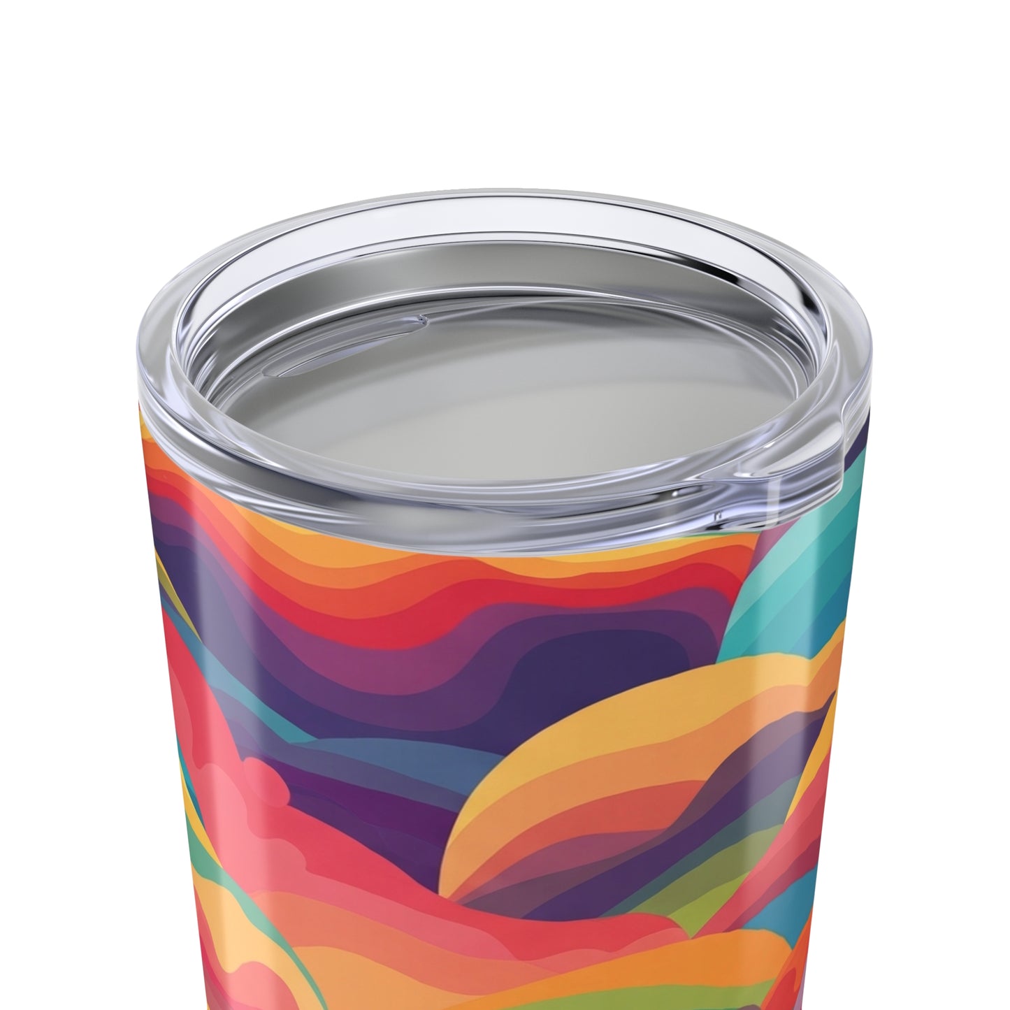 20oz Double Wall Vacuum Insulated Stainless Steel Travel Mug With Printed Design Durable Leak Proof For Hot And