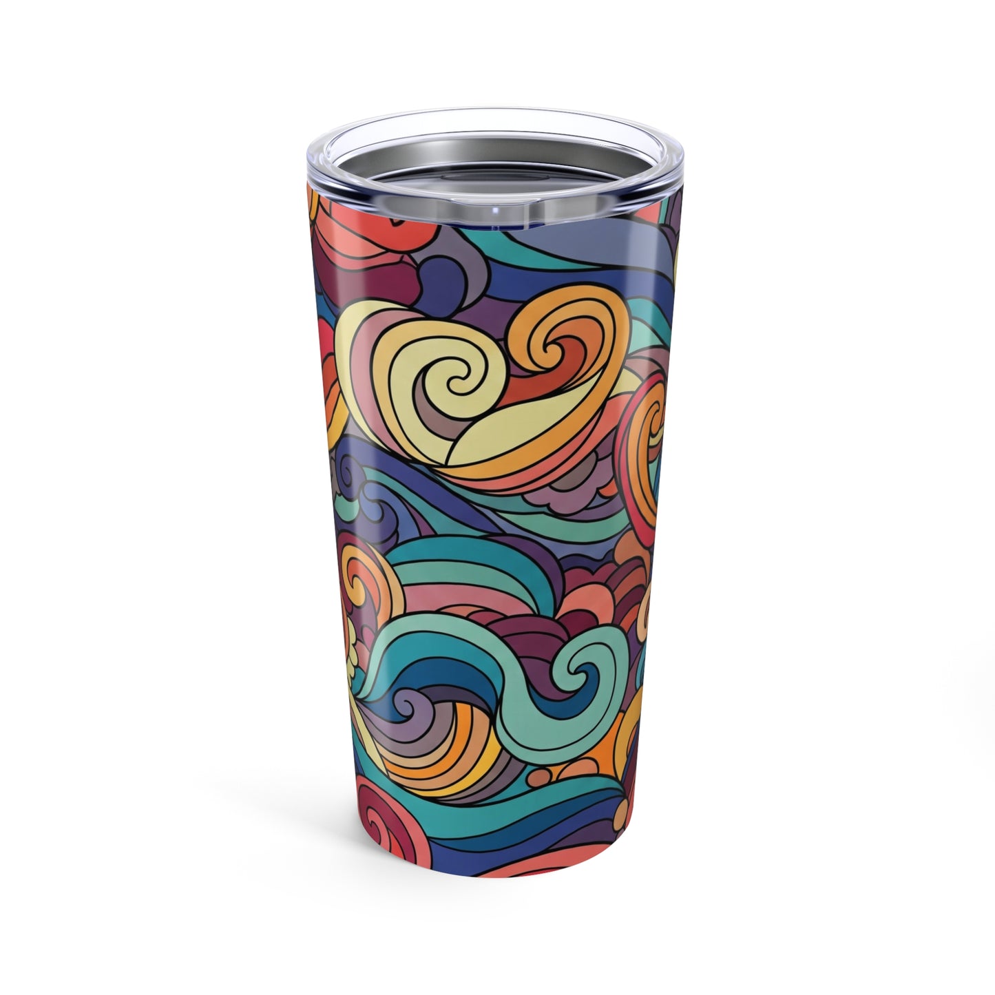 20oz Stainless Steel Tumbler With Double Wall Vacuum Insulation Spill Resistant Thermal Travel Mug For Daily Use