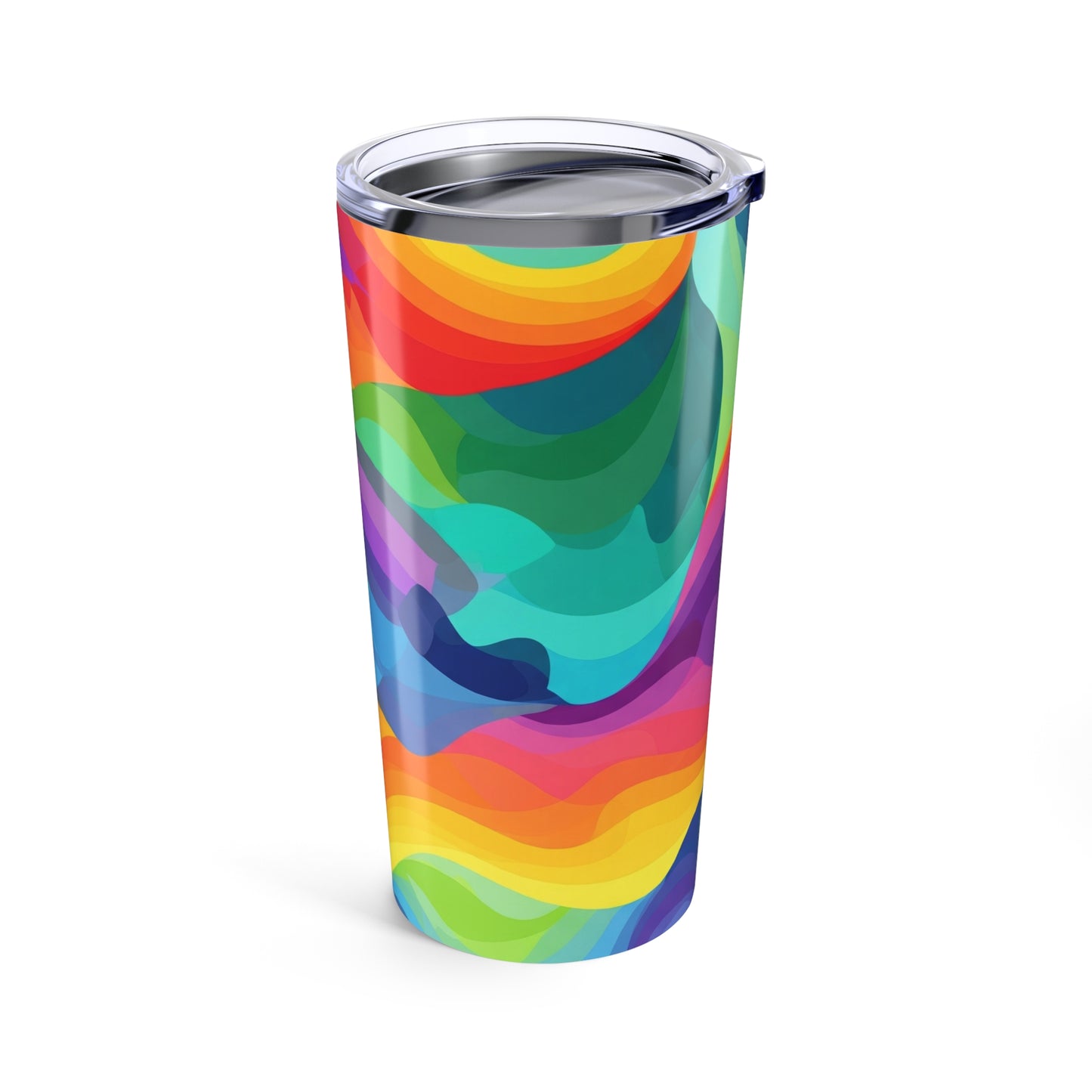 20oz Stainless Steel Tumbler With Printed Artwork Double Wall Vacuum Insulation Keeps Beverages Hot Or Cold Daily