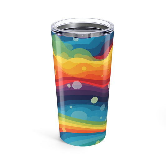 Printed 20oz Stainless Steel Tumbler With Double Wall Vacuum Insulation Spill Resistant Travel Mug Dishwasher Safe