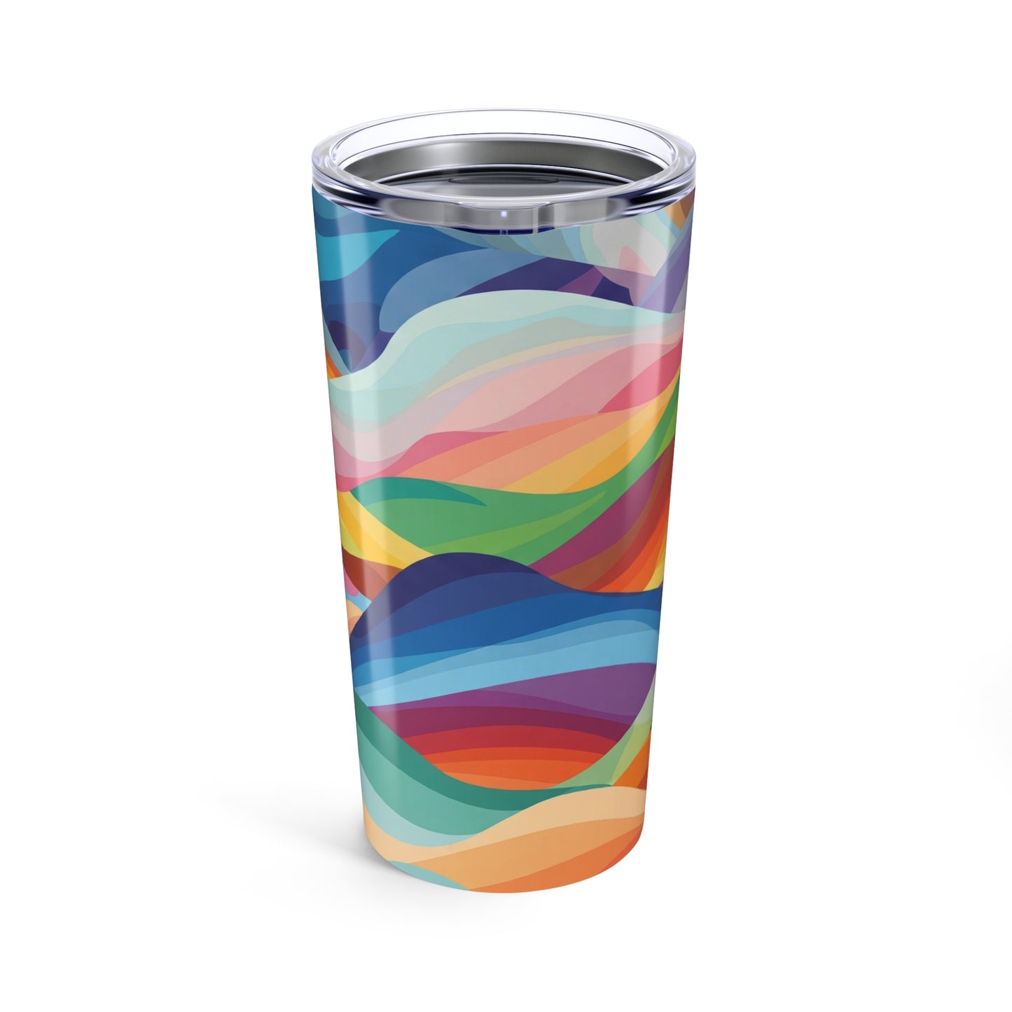 20 Ounce Stainless Steel Tumbler With Printed Graphics Double Wall Vacuum Insulated Travel Mug Spill Resistant Hot