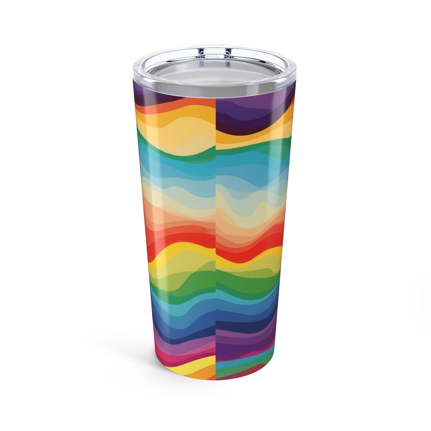 20Oz Stainless Steel Vacuum Insulated Tumbler Printed Travel Mug Double Wall Keeps Beverages Hot Or Cold Lid