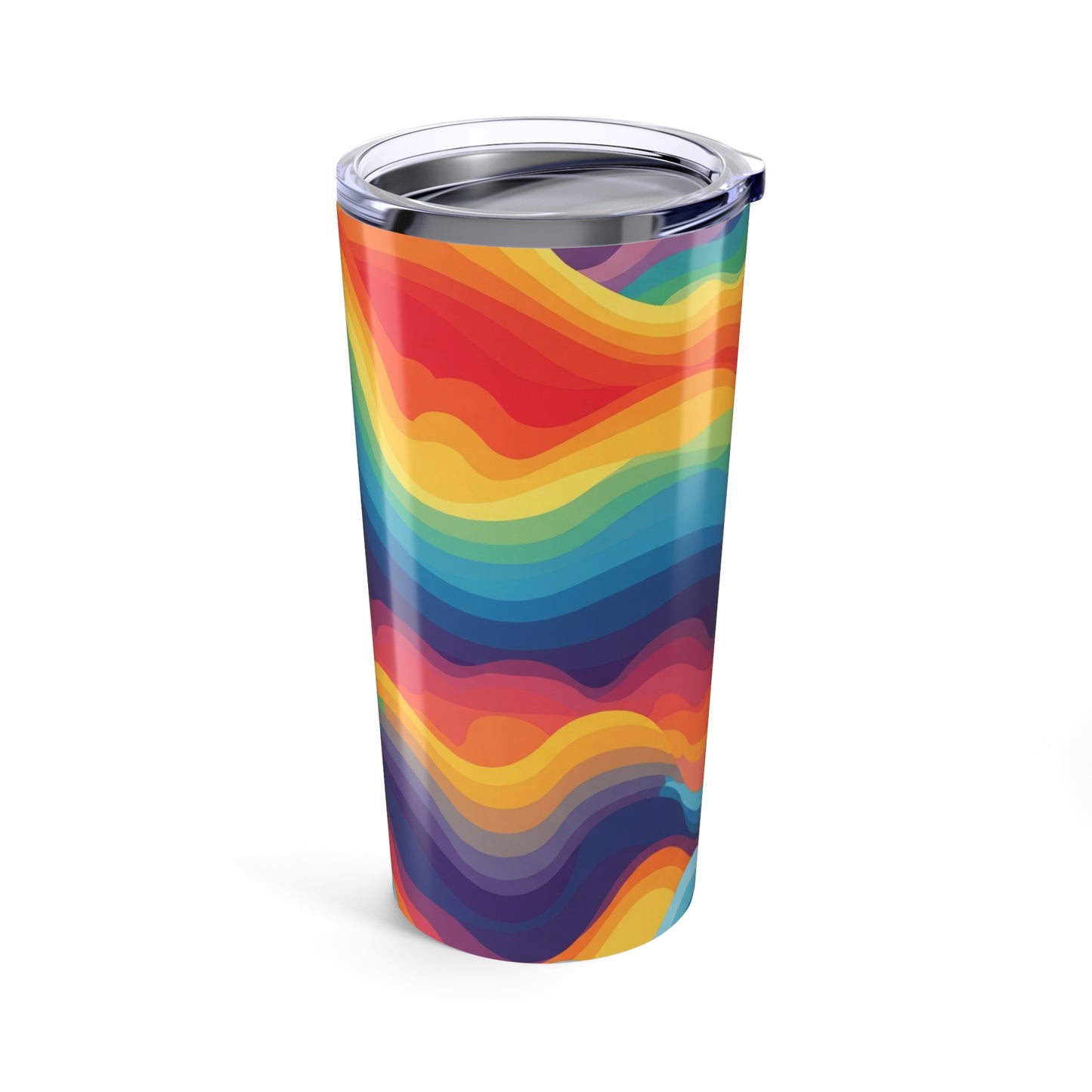 20oz Stainless Steel Tumbler With Double Wall Vacuum Insulated Spill Resistant Lid And Durable Printed Travel