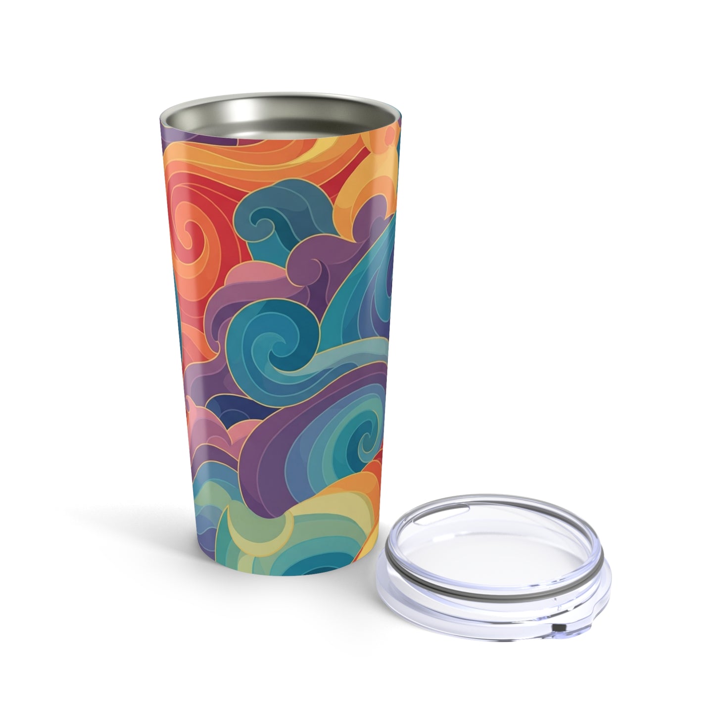 Printed Double Wall Vacuum Insulated 20oz Tumbler Stainless Steel Leak Proof Dishwasher Safe Hot Or Cold Beverages