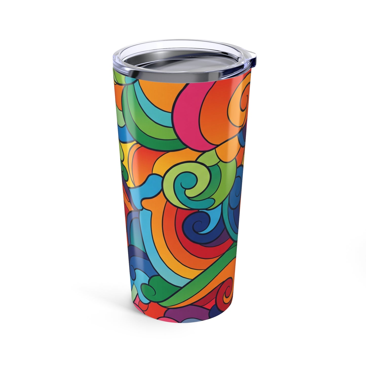 20 Oz Stainless Steel Printed Travel Mug With Double Wall Vacuum Insulation Spill Resistant For Hot Or Cold