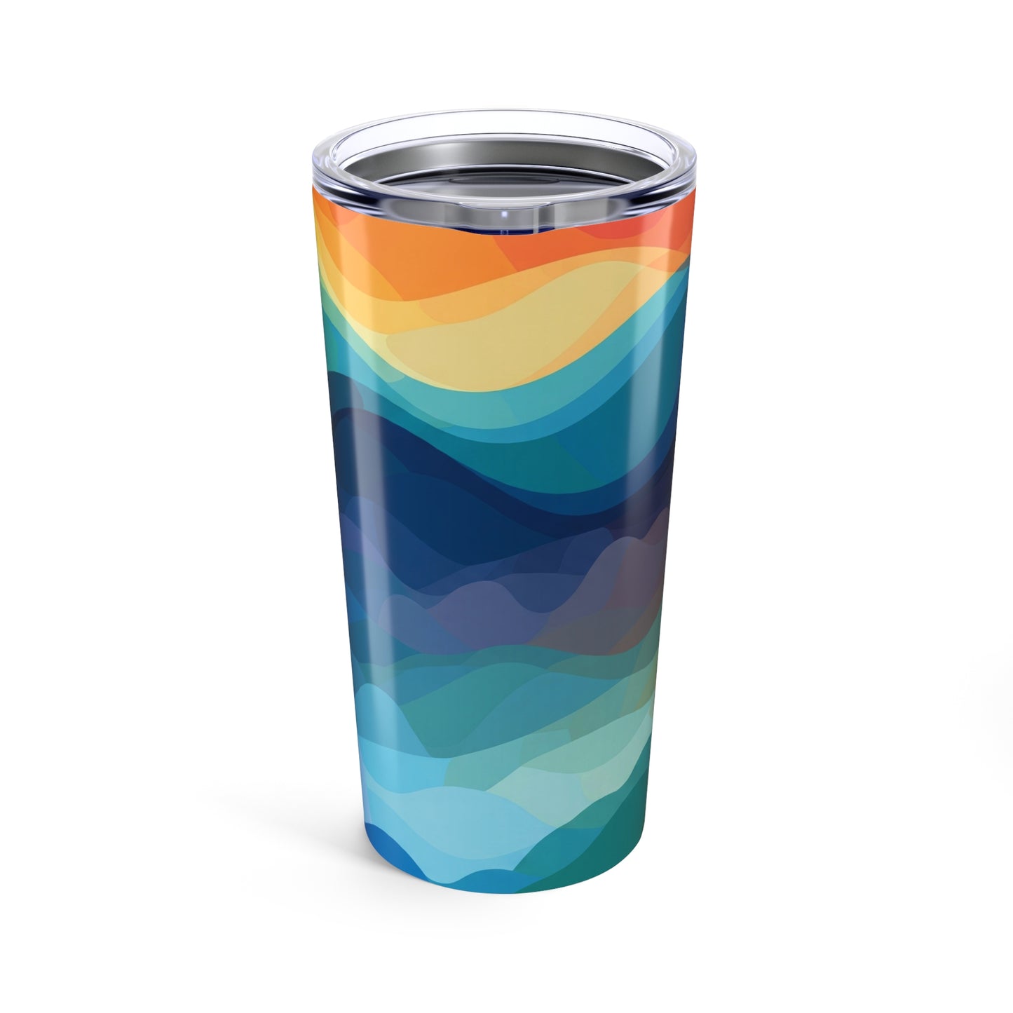 20 Oz Stainless Steel Tumbler Printed Pattern Double Wall Vacuum Insulated Spill Resistant Travel Mug Dishwasher