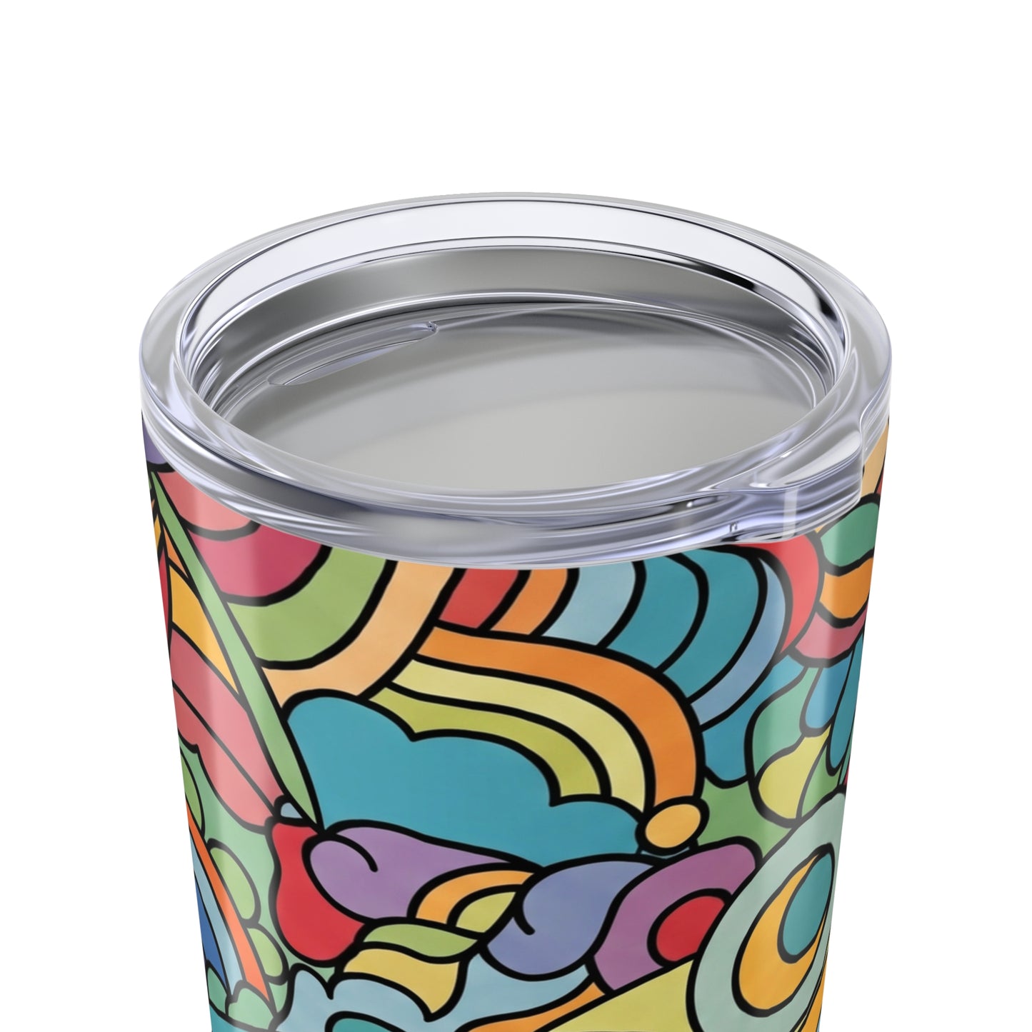 20oz Stainless Steel Tumbler With Double Wall Vacuum Insulation Spill Resistant Lid For Hot And Cold Drinks Printed