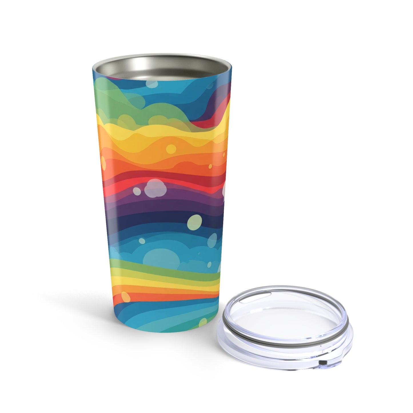 Printed 20oz Stainless Steel Tumbler With Double Wall Vacuum Insulation Spill Resistant Travel Mug Dishwasher Safe