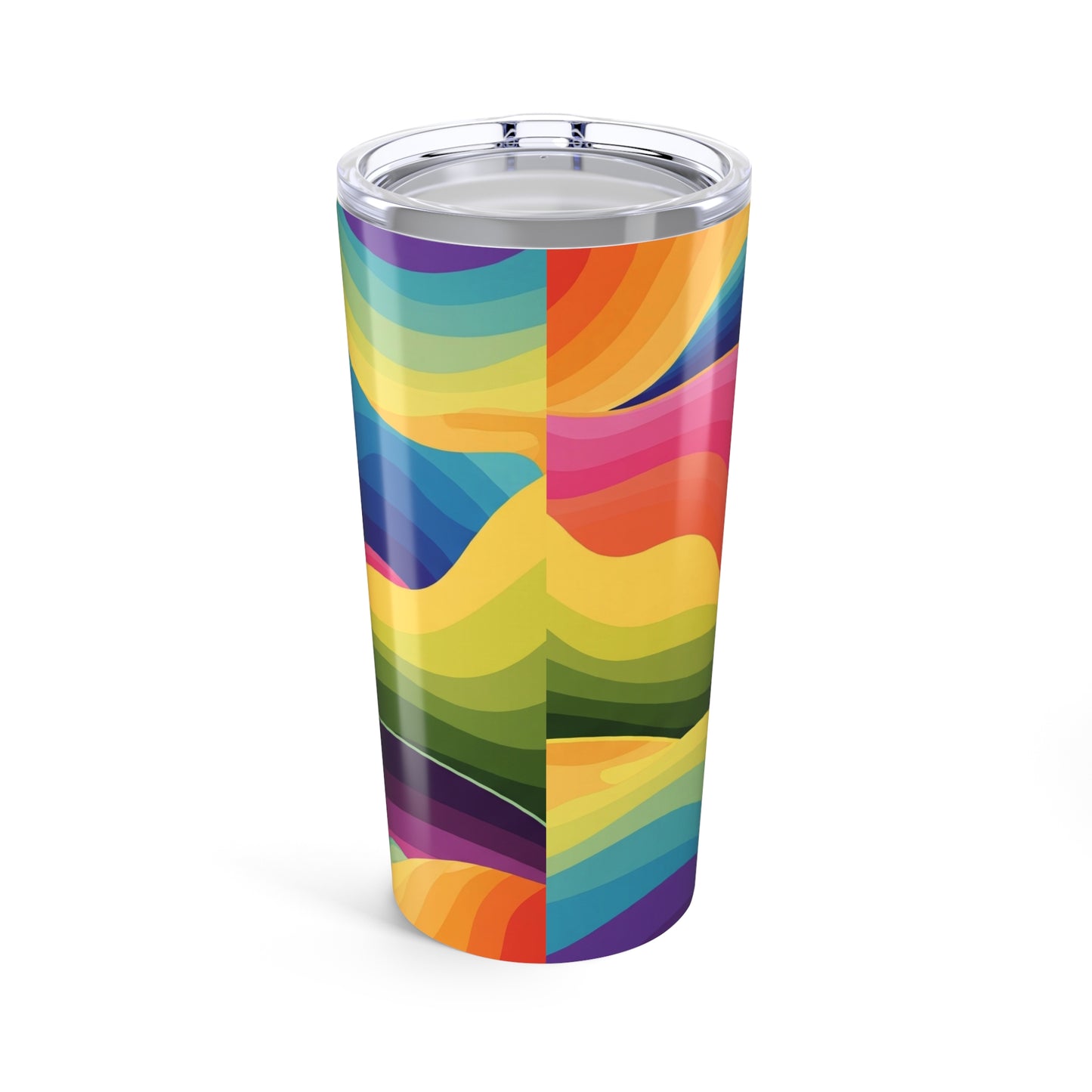 20 Ounce Stainless Steel Tumbler With Printed Artwork And Double Wall Vacuum Insulation Leak Proof BPA Free