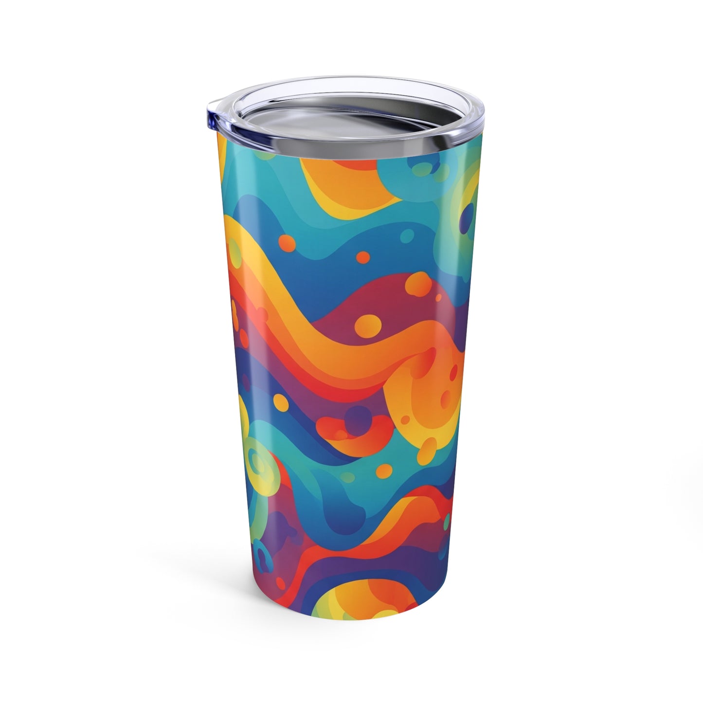 20oz Stainless Steel Tumbler With Double Wall Vacuum Insulation Leak Proof Durable Printed Travel Mug With Lid