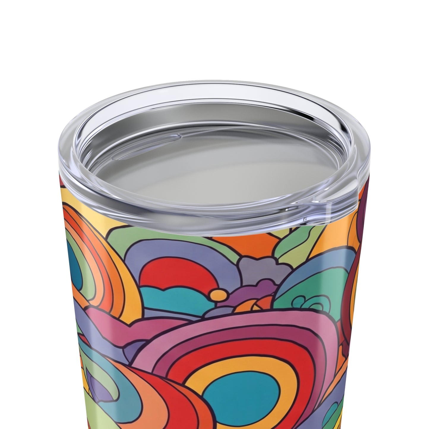 Insulated 20 Ounce Stainless Steel Double Wall Cup With Spill Resistant Construction Dishwasher Safe Printed Design