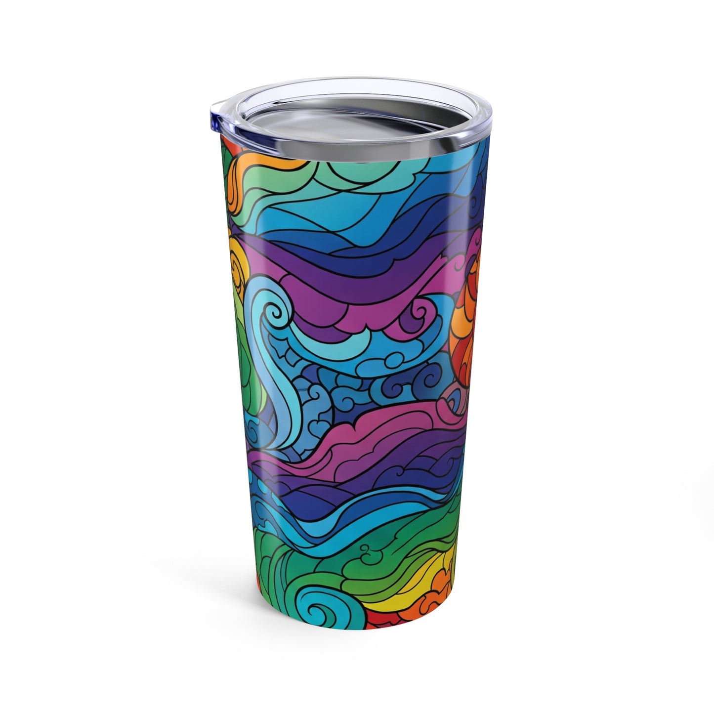 20 Ounce Stainless Steel Tumbler With Double Wall Vacuum Insulation For Hot Or Cold Beverages Travel Mug