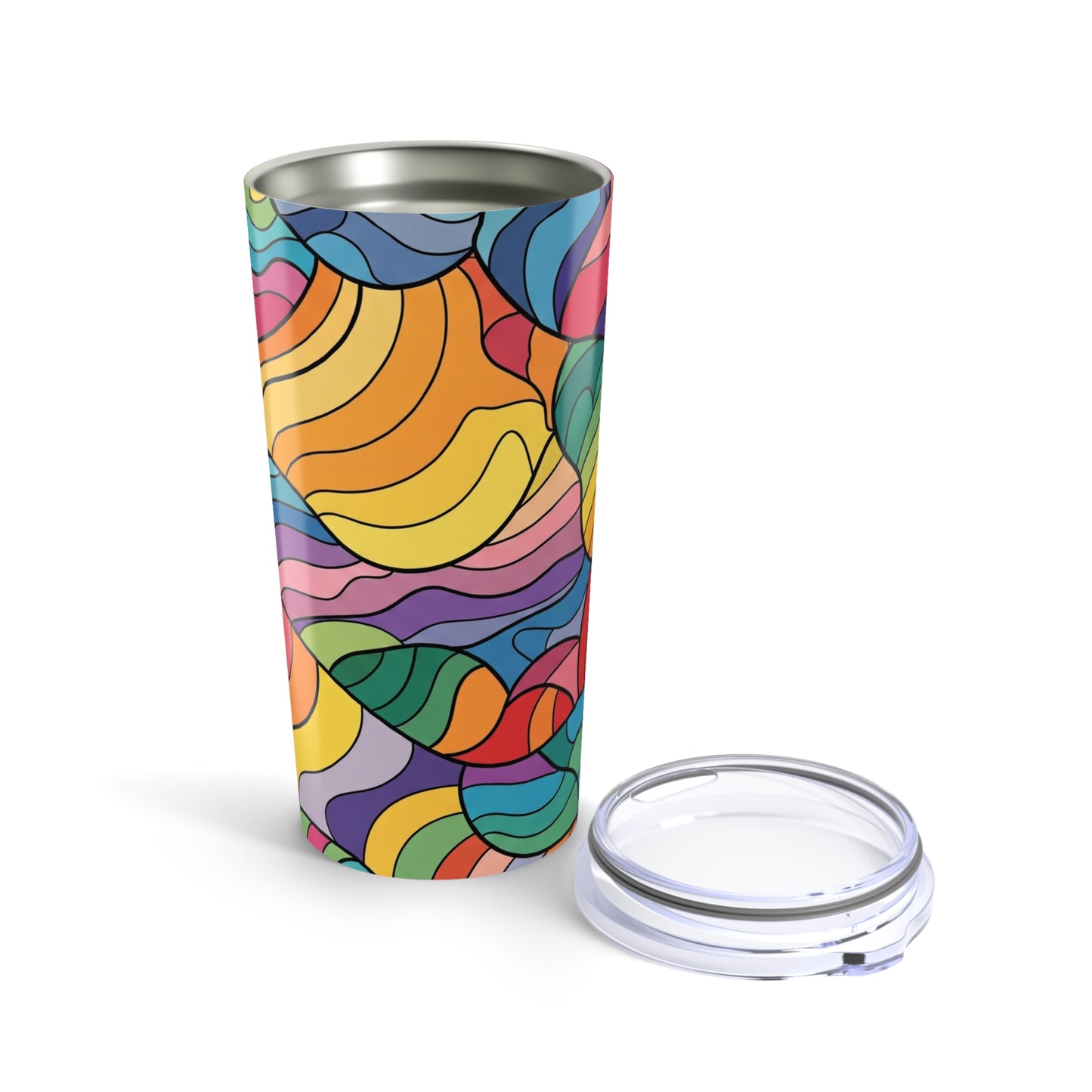 20 Oz Stainless Steel Travel Mug Double Wall Vacuum Insulation Spill Resistant Keeps Hot Or Cold Dishwasher Safe