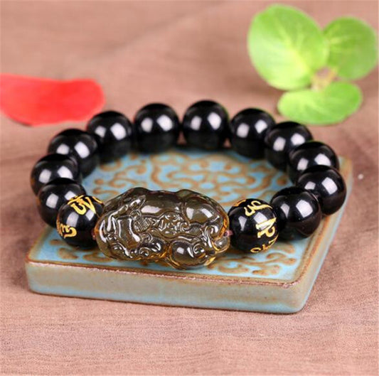 Unisex Crystal Bracelet National Ornament Zodiac Animal Design Jewelry Fashion Bangle Accessory Trendy Jewelry Gift