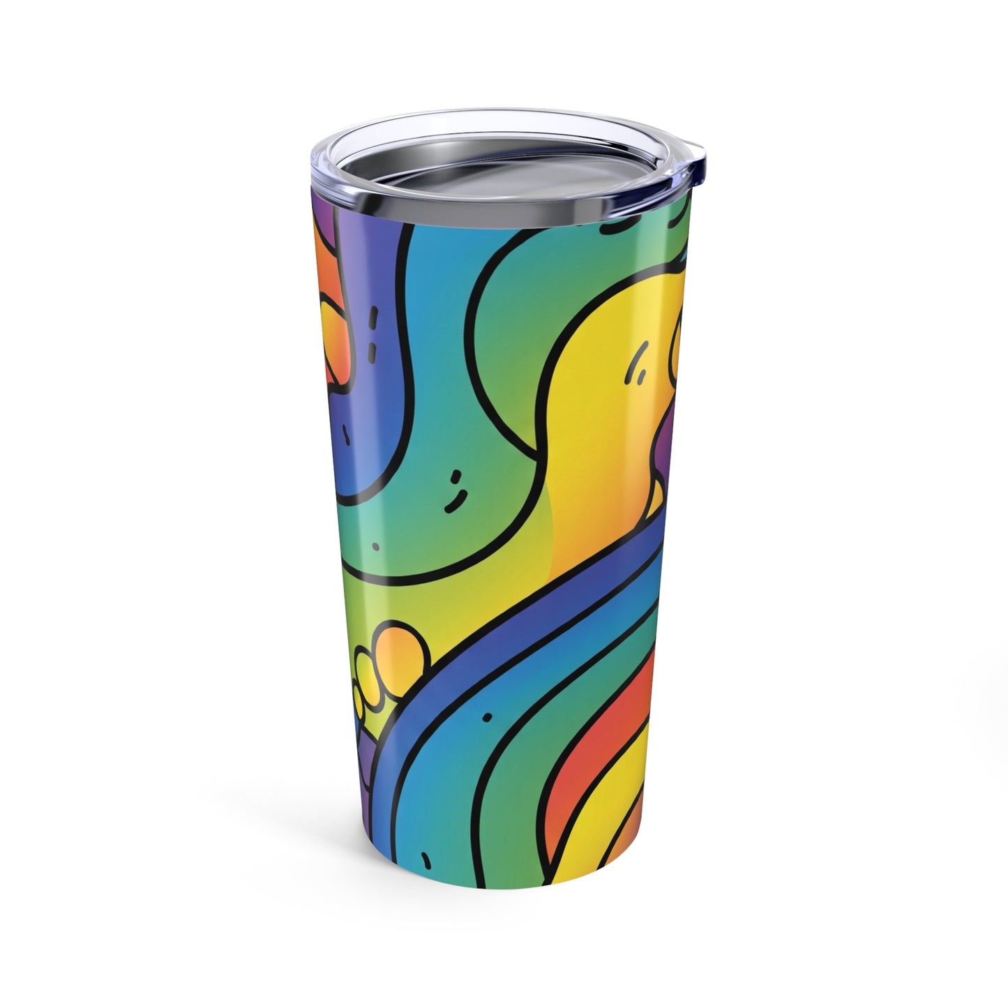 Twenty Ounce Stainless Steel Tumbler With Double Wall Vacuum Insulation Spill Resistant Lid For Hot And Cold