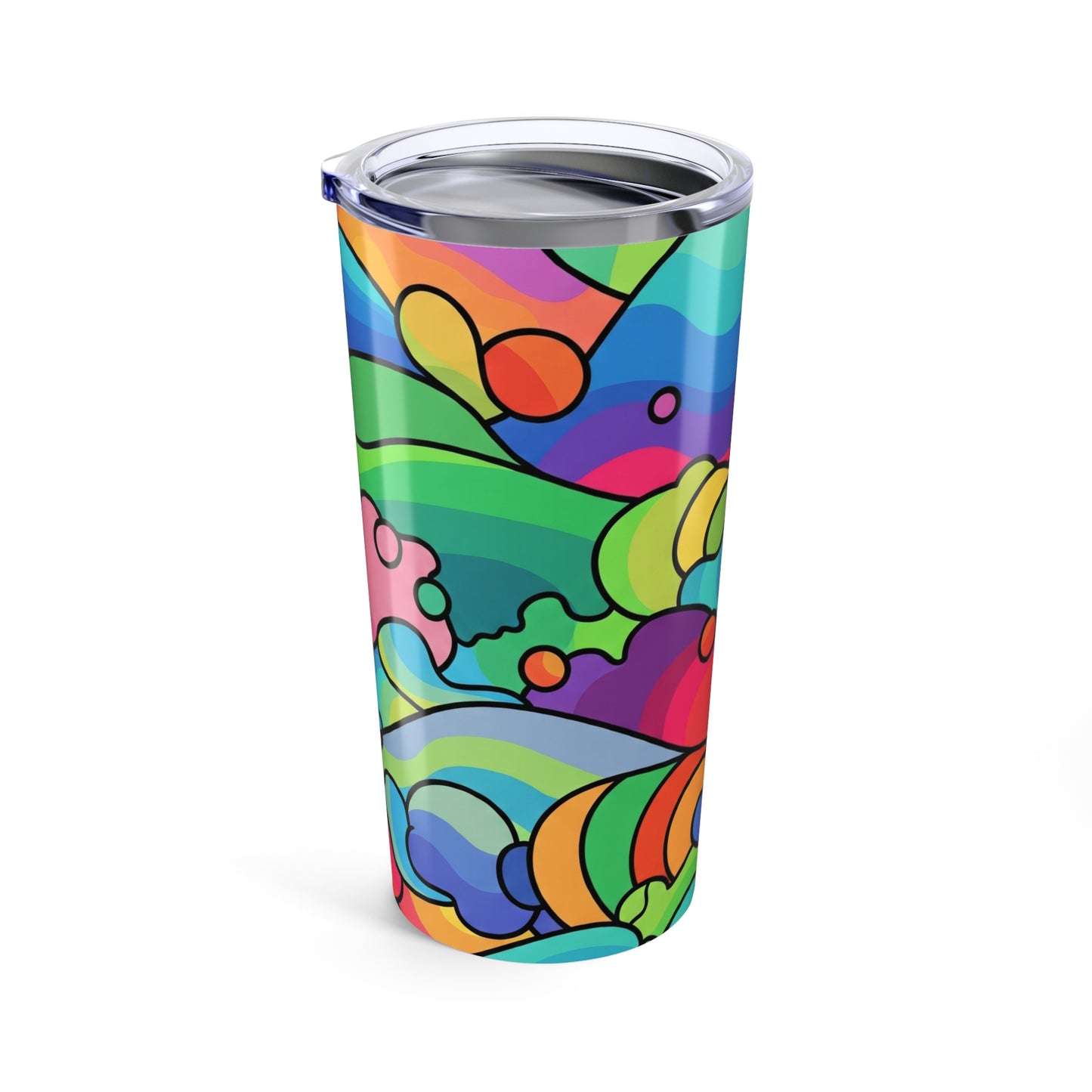 20oz Stainless Steel Tumbler With Double Wall Vacuum Insulation Spill Resistant Durable And Dishwasher Safe