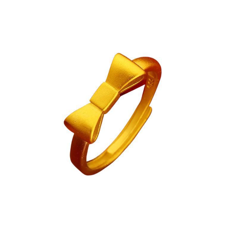 Vietnam Placer Gold Ring For Women Does Not Fade