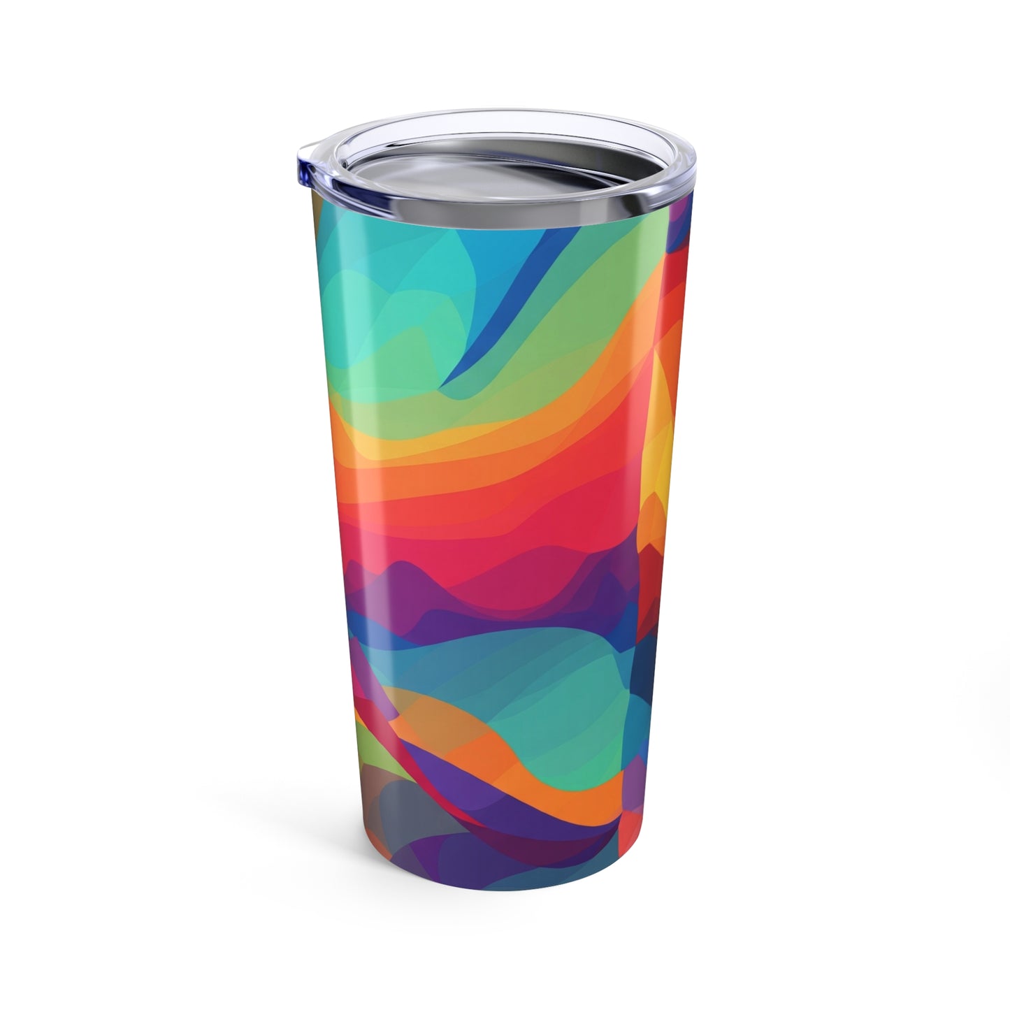20oz Stainless Steel Travel Mug With Printed Design Double Wall Insulation Leak Proof For Hot Beverages For Daily