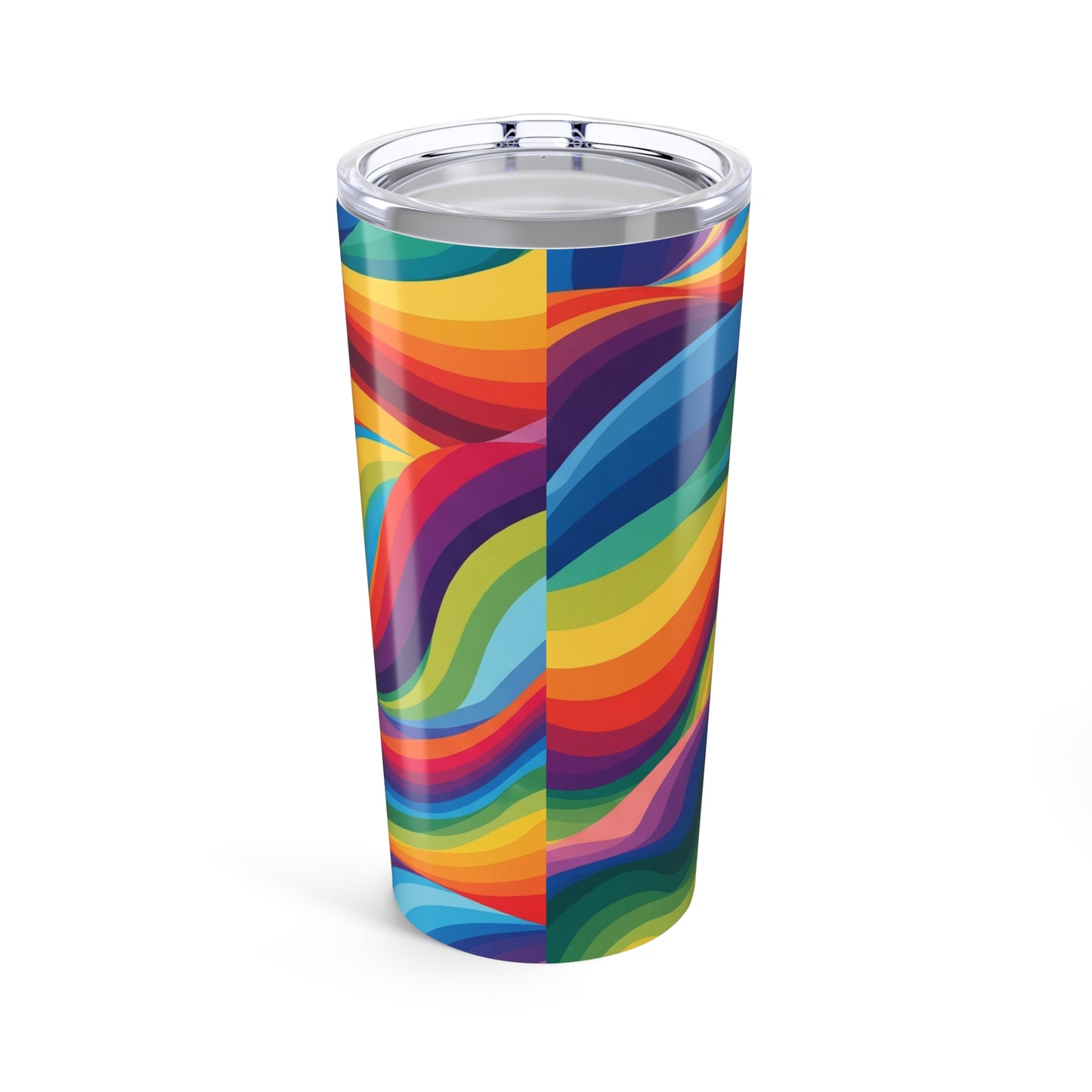 20oz Stainless Steel Tumbler With Vacuum Insulation Leak Proof Travel Coffee Mug With Lid And Printed Design