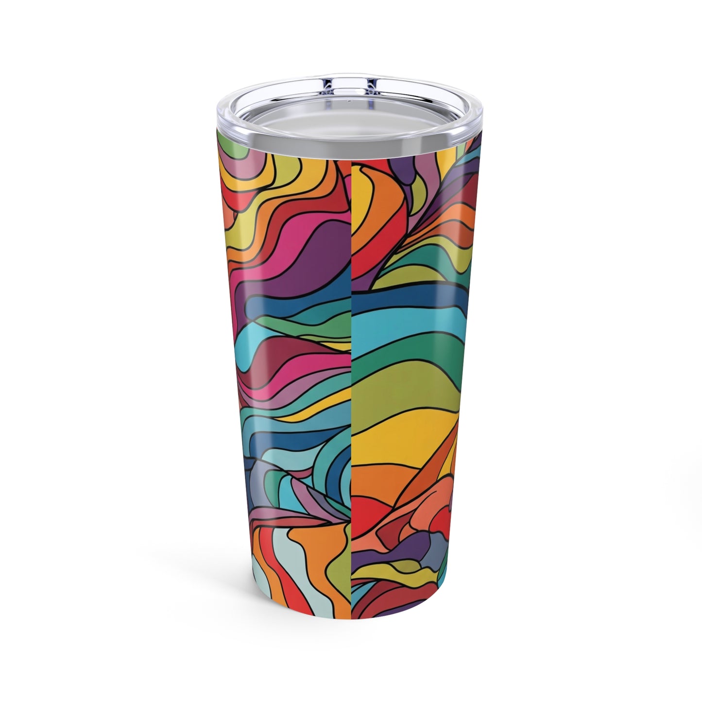 20 Oz Steel Travel Mug With Double Wall Vacuum Insulation Spill Resistant Leak Proof Lid Durable For Hot Or Cold