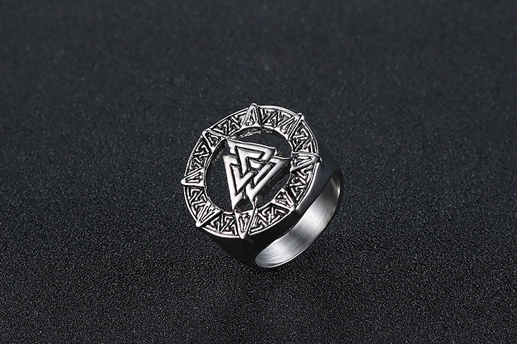 Viking Warrior Ring For Men Zinc Alloy Jewelry Size 7 To 14 Weight 15g Sturdy Finish Comfortable Everyday Wear