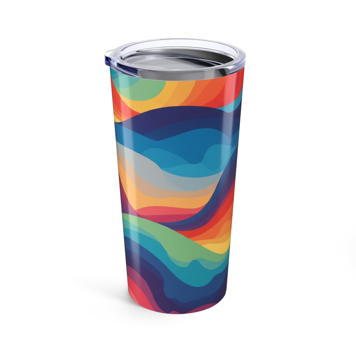 20oz Stainless Steel Tumbler With Printed Art Double Wall Vacuum Insulation Leak Proof Coffee Cup For Hot And Cold
