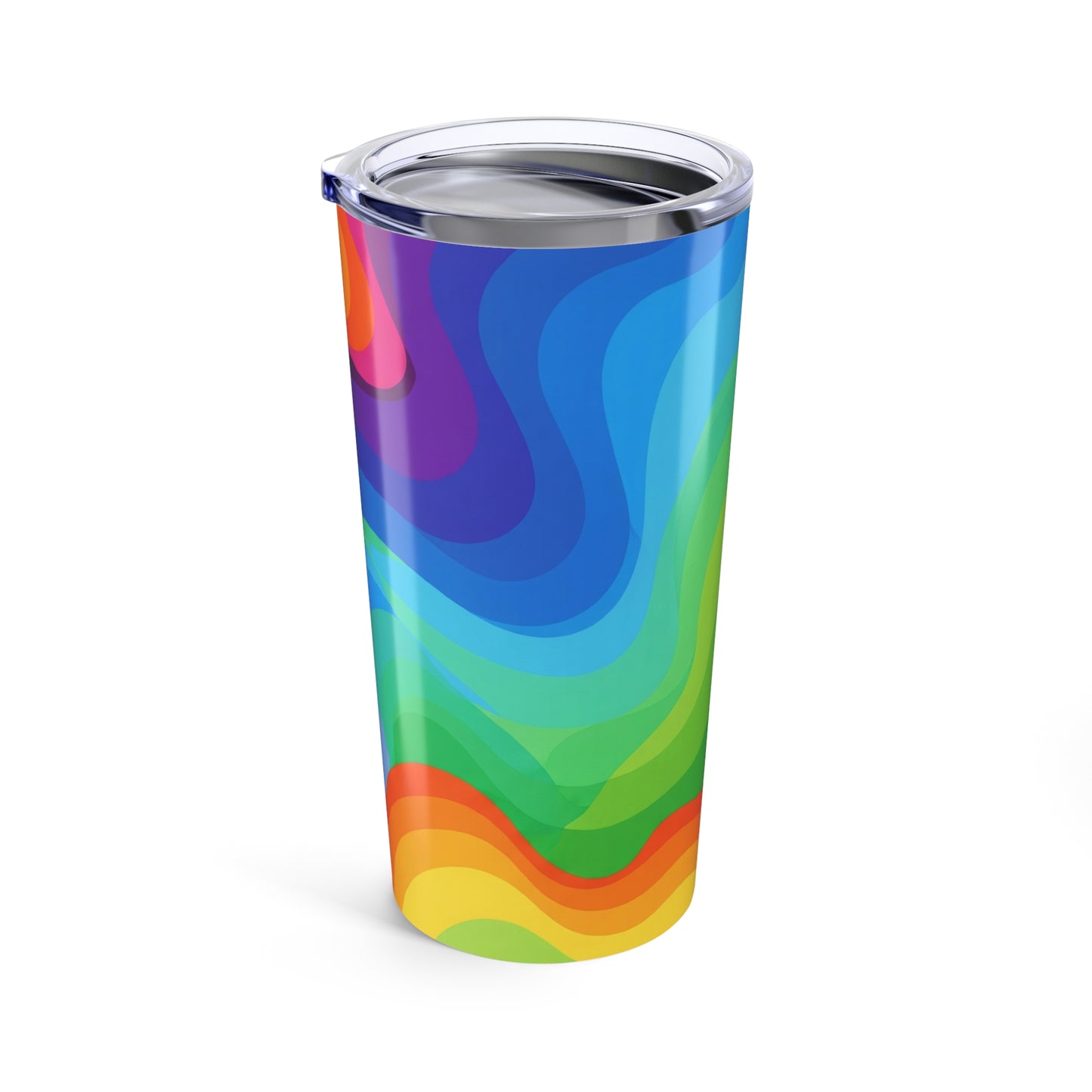 20 Oz Stainless Steel Tumbler With Vacuum Insulation Double Wall Spill Resistant Printed Travel Mug Dishwasher Safe