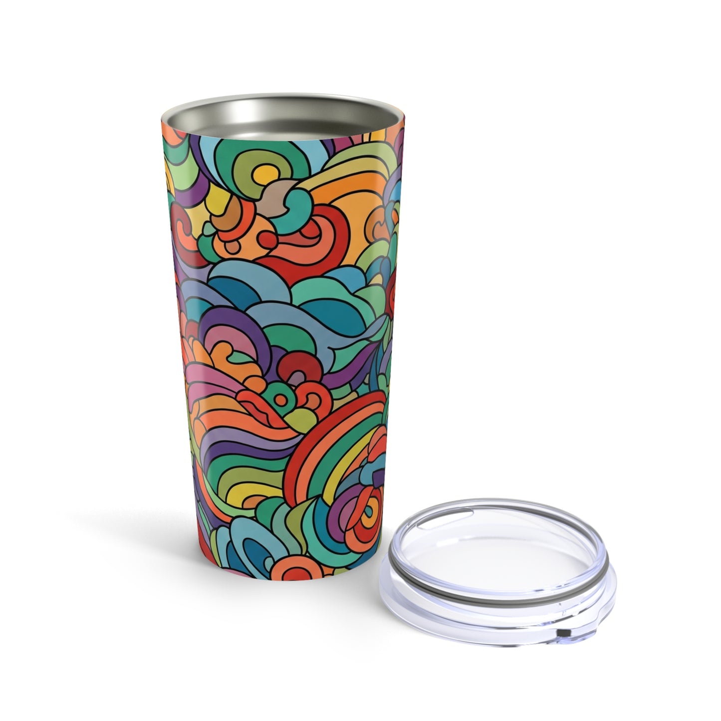 20oz Stainless Steel Tumbler With Double Wall Vacuum Insulation Keeps Beverages Hot Or Cold Travel Mug