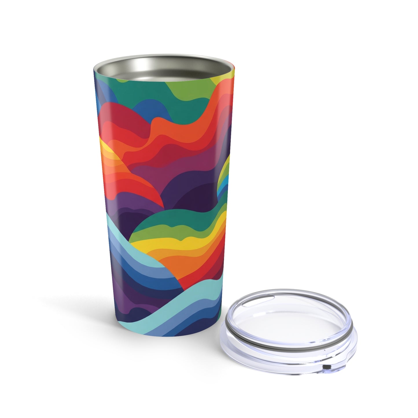 20 Oz Stainless Steel Tumbler Travel Mug With Lid Double Wall Vacuum Insulation Keeps Drinks Hot Or Cold Leak Proof