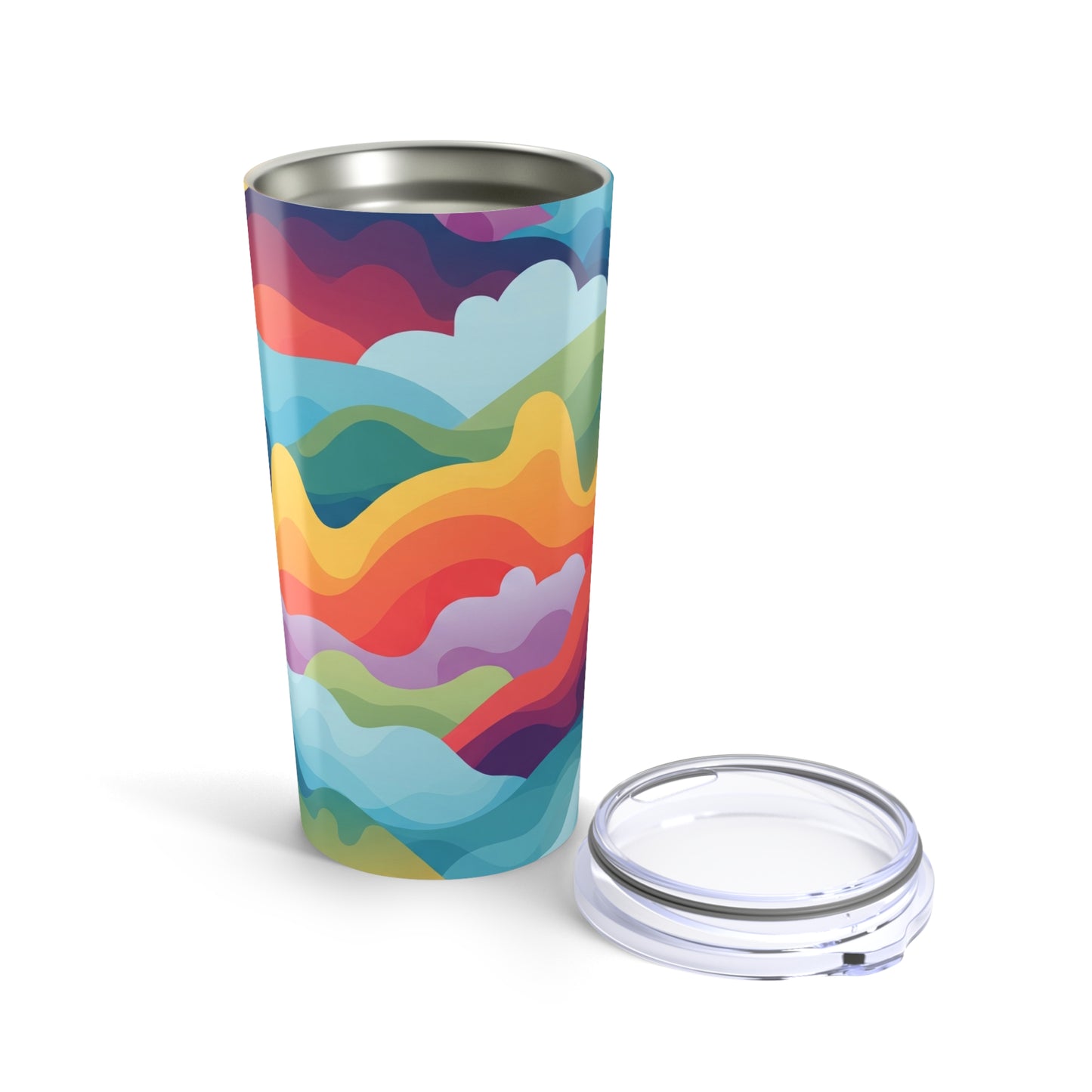 20oz Stainless Steel Tumbler With Vacuum Insulation And Spill Resistant BPA Free Travel Mug For Hot Cold Beverages