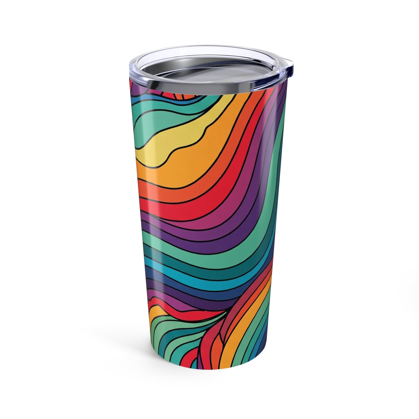 20oz Printed Stainless Steel Tumbler With Double Wall Vacuum Insulation Leak Proof Travel Mug For Beverages