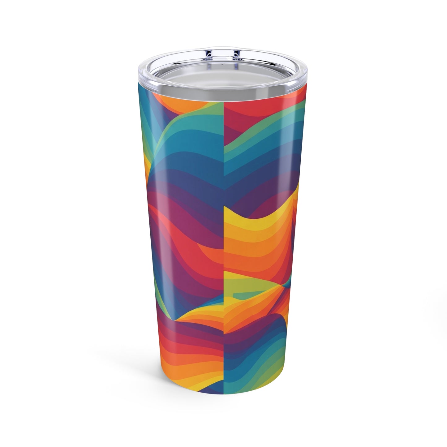 20oz Stainless Steel Tumbler With Printed Image Double Wall Vacuum Insulated Spill Resistant For Hot And Cold
