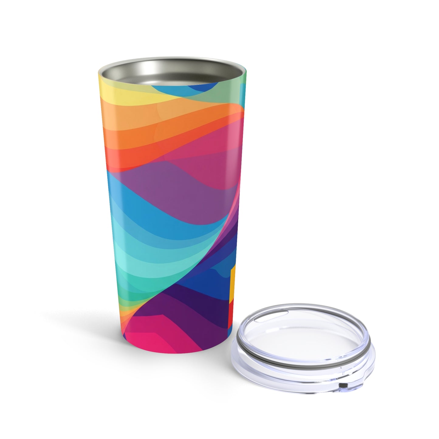 20oz Stainless Steel Insulated Tumbler With Double Wall Spill Resistant Keeps Hot And Cold Drinks Vibrant Designs