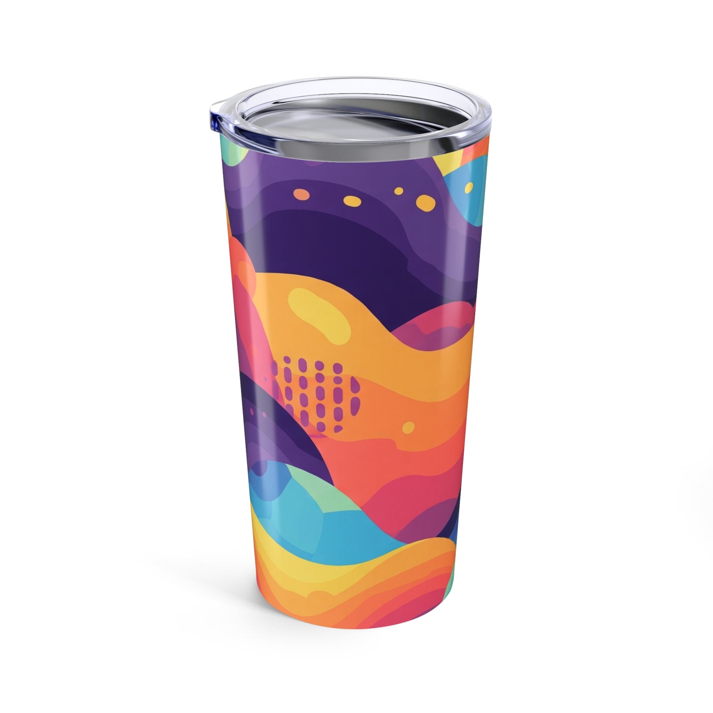 20oz Stainless Steel Tumbler With Double Wall Vacuum Insulation Leak Proof Travel Mug Durable Printed Coffee Cup
