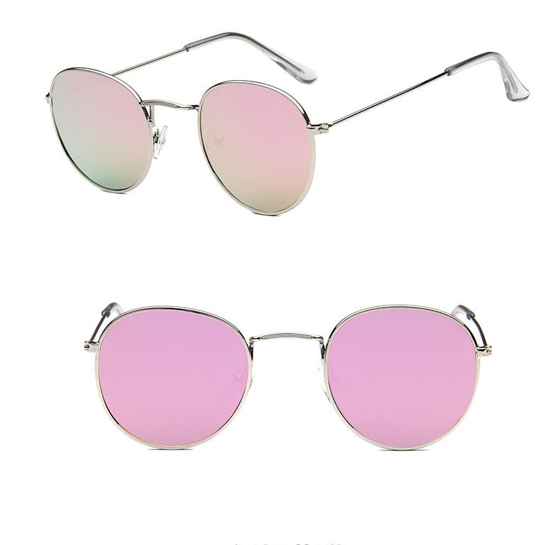 Metal Frame Sunglasses UV400 Protection Classic Retro Style