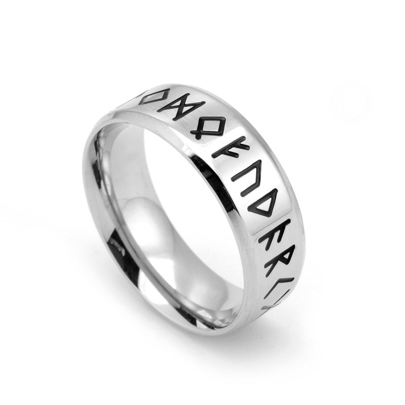 Titanium Steel Ring Featuring European American Style Round Band Polished Finish Hypoallergenic Comfort Fit Bulk